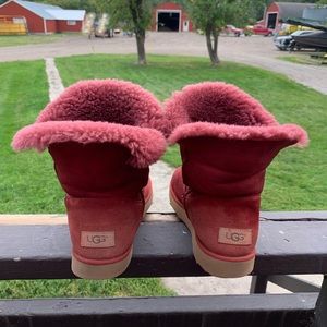 Red UGG boots